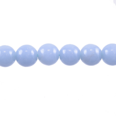 Bead, Angelite is a Natural Gemstone A Grade, 8mm Round. Sold per 16-inch Strand
