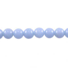 Bead, Angelite is a Natural Gemstone A Grade, 6mm Round. Sold per 16-inch Strand