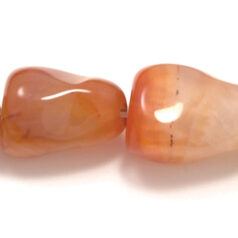 Bead, Carnelian is a Dyed and Heated Gemstone,  13x18mm Baroque. Sold per 16-inch Strand