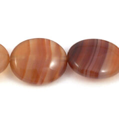Bead, Carnelian is a Dyed and Heated Gemstone,  15x18mm Oval. Sold per 16-inch Strand