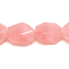 Bead, Rose Quartz is a Natural Gemstone B Grade, 13-15x18mm Baroque Cut. Sold per 16-inch Strand