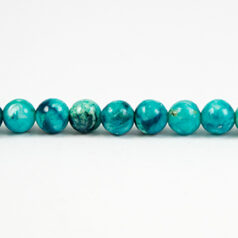 6mm Round - Blue Daisy Jasper
