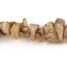 Bead, Picture Jasper is a Natural Gemstone B Grade , Chips ( Size between 3-8mm) Sold per 32-inch Strand