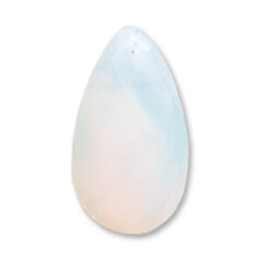 15x28mm Pendant Faceted - Synthetic Moonstone