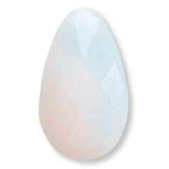 20x35mm Pendant Faceted - Synthetic Moonstone