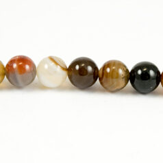 8mm Round - Brown Agate