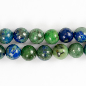 6mm Round - Lapis Malachite