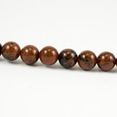 8mm Round - Obsidian Mahogany
