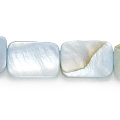 Mother of Pearl - 14x10mm Flat Rectangle -