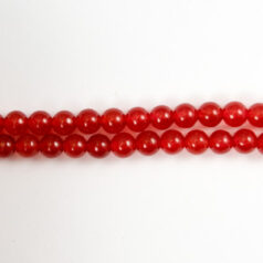 6mm Round - Red Jade