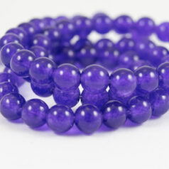 4mm Round - Purple Jade