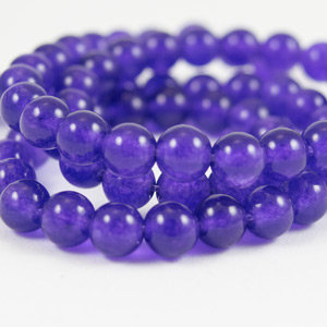 4mm Round - Purple Jade