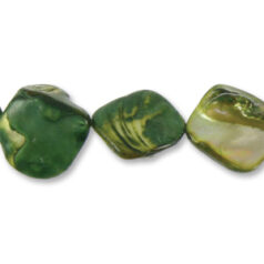 Bead, mother of pearl shell (dyed), 14x10mm nugget, sold per 16 inch strand