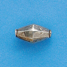 Bead, Bali Silver .925, 13x7mm, Tube Bead (hole size 1.4mm)