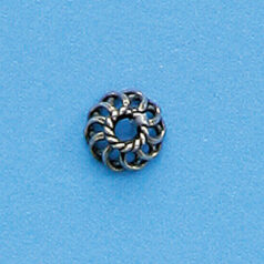 Bali Silver .925 8mm Bead Cap(hole size 1.8mm)