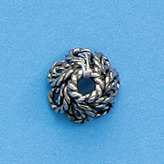 Bali Silver .925 12mm Bead Cap (hole size 2.2mm)