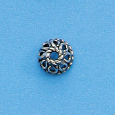 Bali Silver .925 8mm Bead Cap (hole size 1.8mm)