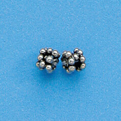 Bali Silver .925 3x4mm heishi bead(hole size 0.9mm)