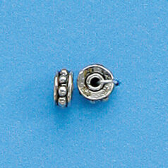 Bali Silver .925 3x6mm Spacer bead (hole size 1.2mm)