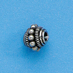 Bali Silver .925 8mm Round Bead (hole size 2.1mm)