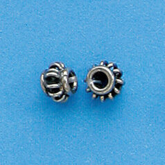Bali Silver .925 4x6mm Bead (hole size 2.5mm)