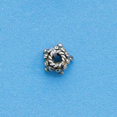 Bali Silver .925 6mm Bead Cap (hole size 2.1mm)