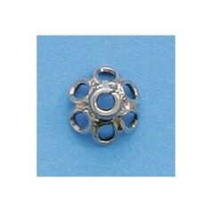 Bali Silver .925 10mm Bead Cap (hole size 1.3mm)