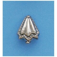 Bali Silver .925 Flat Scallop bead 11x10(hole size 0.9mm, thickness:5mm)