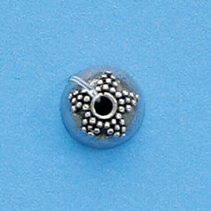 Bali Silver .925 5x10mm Bead Cap (hole size 1.9mm)