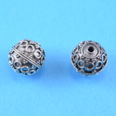 Bali Silver .925 10x11mm Bead (holesize:2mm)