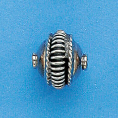 Bali Silver .925 11x12mm Bead (hole size 1.3mm)