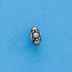 Bali Silver .925 3x6mm Bead (hole size 1.8mm)