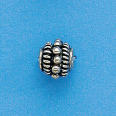 Bali Silver .925 7x9mm Bead (hole size 3mm)