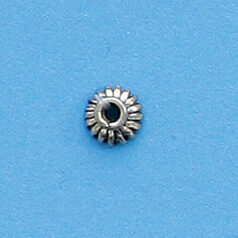 Bali Silver .925 4x6mm Spacer bead(hole size 1.7mm)