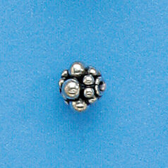 Bali Silver - Bead 7x7mm(hole size 1.6mm)