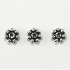 Bali Silver - Spacer 1x5mm (hole size 0.7mm)