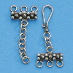 Bali Silver - Connector 3x15mm