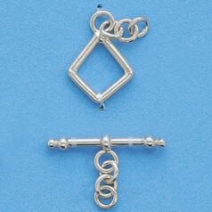 Bali Silver - Toggle 2x11mm