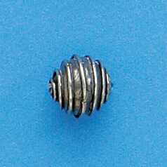 Bali Silver - Bead 10x10mm(hole size 1.6mm)