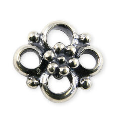 Bali Silver - Connector 11x11x5mm(Double Side)