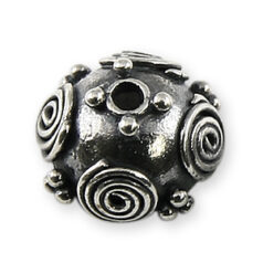 Bali Silver - Bead Cap 8x8x4mm(hole size 1.2mm)
