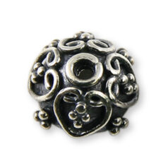 Bali Silver - Bead Cap 4x8x8mm(hole size 1.4mm)