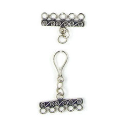 Bali Silver - Clasp 47x21mm