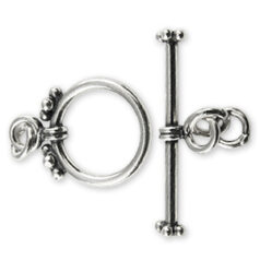 Bali Silver - Toggle 14x14mm