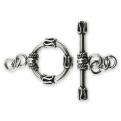 Bali Silver - Toggle 15x15mm