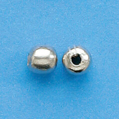 Silver - Bead Plain 6mm