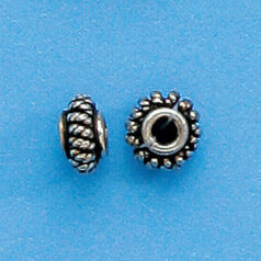 Silver - Bead 5x8mm