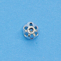 Sterling - 3x6mm Bead Cap