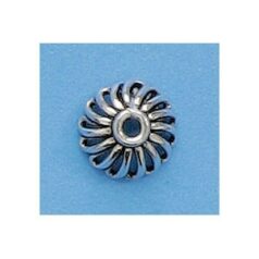 Sterling - 5x10mm Bead Cap