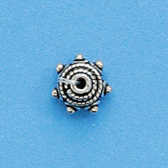 Sterling - 5x8mm Bead Cap